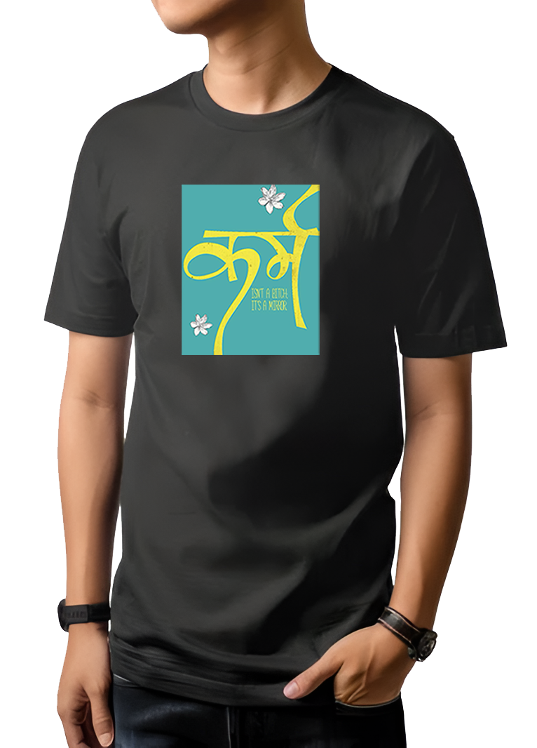 karma mirror graphic tee – bold. thoughtful. real. karma mirror graphic tee – bold. thoughtful. real.