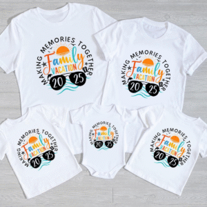 2025 family vacation t shirt set – making memories together