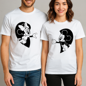 couple skunk love matching t shirts – cute romantic design