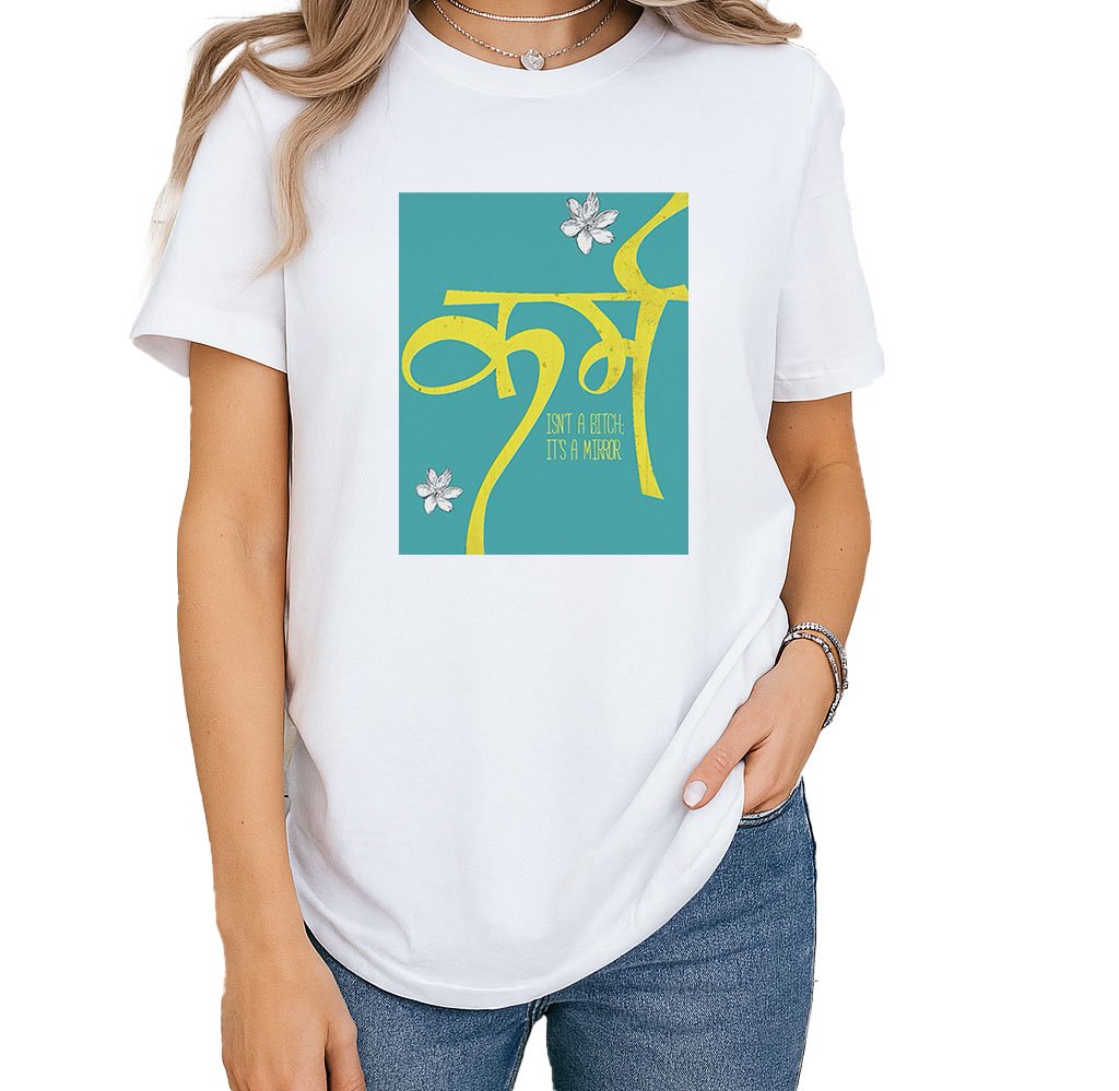 karma mirror graphic tee – bold. thoughtful. real. karma mirror graphic tee – bold. thoughtful. real.