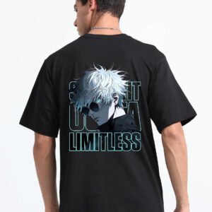 limitless anime graphic tee – power, style, no limits