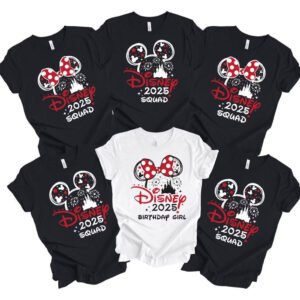 disney 2025 squad t shirts | matching family & birthday shirts