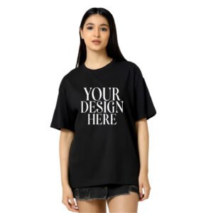 custom "your design here" t shirt – personalized unisex tee